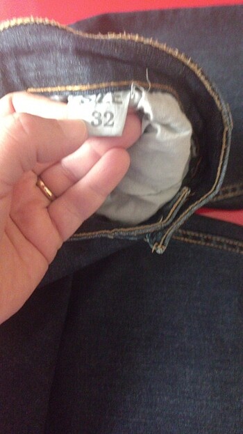 32 Beden lacivert Renk Kot pantolon