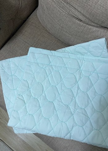 Pastel Mavi Düz Yastık kılıfı - Görsel 2