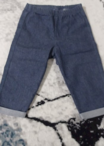 Kız Çocuk Mavi Denim Pantolon