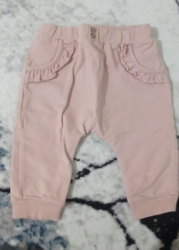 LC Waikiki Pembe Kız Çocuk Fırfırlı Rahat Pantolon