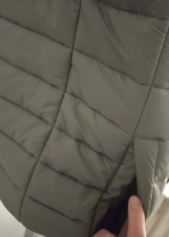 Kadın Gri Kısa Şişme Yelek Fermuarlı - Görsel 13