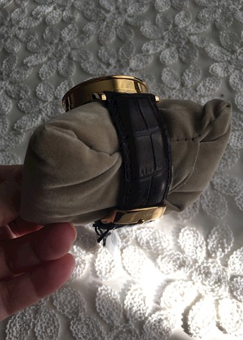 Altın Renk Modern Klasik Romanson Erkek Saati - Görsel 9