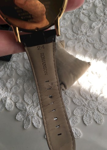 Altın Renk Modern Klasik Romanson Erkek Saati - Görsel 6