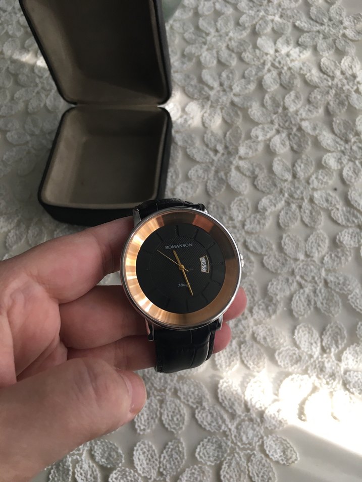Romanson Siyah Klasik Erkek Kol Saati - Görsel 3