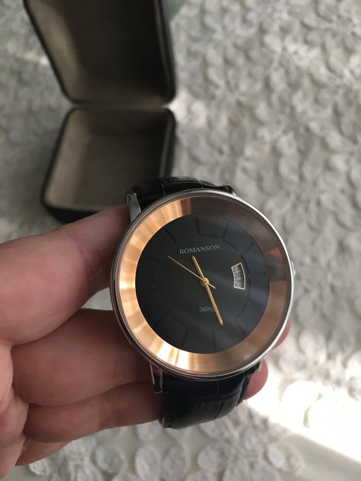 Romanson Siyah Klasik Erkek Kol Saati - Görsel 2