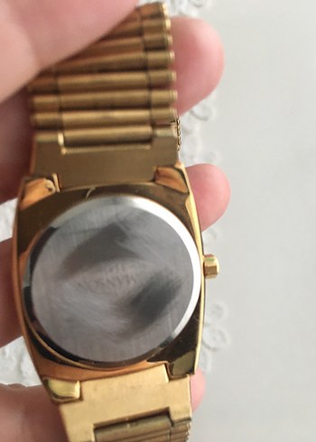 Altın Renk Parlak Kemerli Kadın Saati - Görsel 3