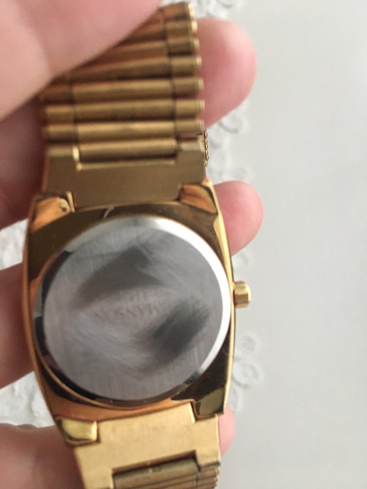 Altın Renk Parlak Kemerli Kadın Saati - Görsel 3