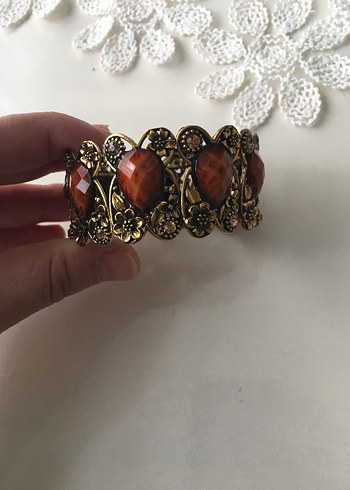 Çiçek Desenli Bohem Kadın Bileklik - Görsel 2