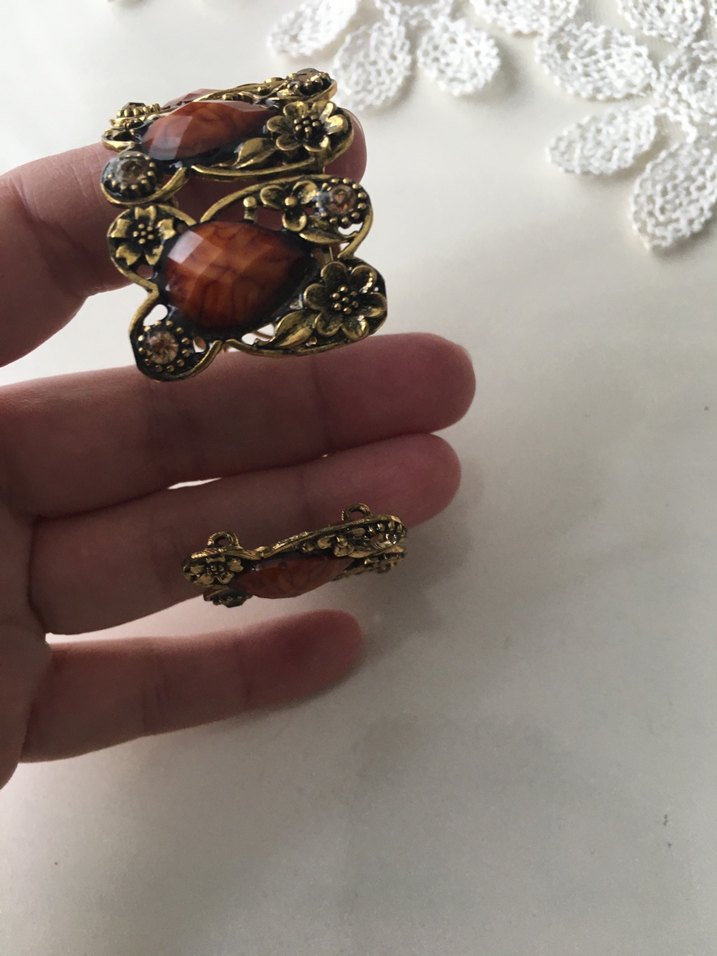 Çiçek Desenli Bohem Kadın Bileklik - Görsel 3