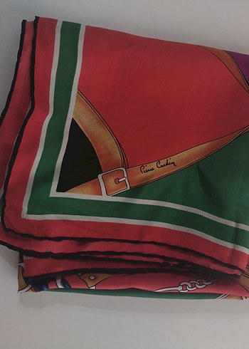 Zincir Detaylı Çok Renkli Kadın Fular - Görsel 11