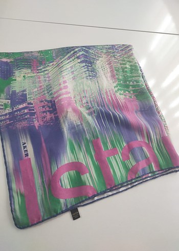 Pastel Çok Renkli Kadın Fular - Görsel 11