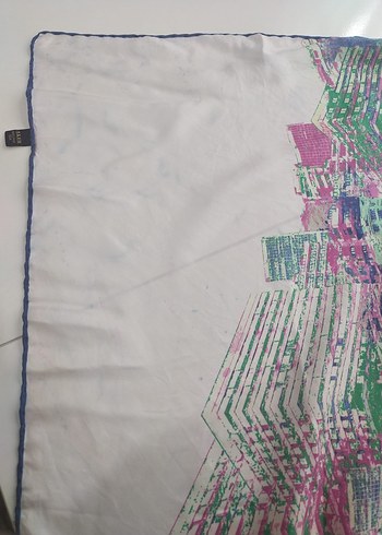 Pastel Çok Renkli Kadın Fular - Görsel 7