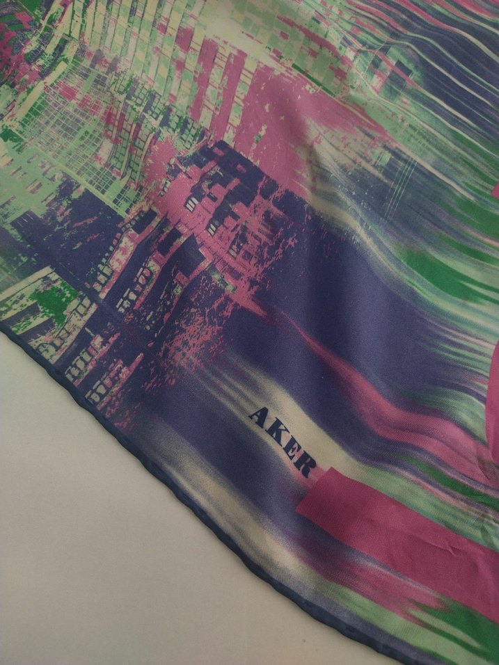 Pastel Çok Renkli Kadın Fular - Görsel 4