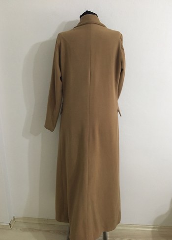 Bej Uzun Kadın Kaban - Görsel 3