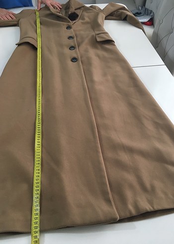 Bej Uzun Kadın Kaban - Görsel 11