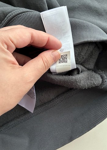 Gri Kapüşonlu Calvin Klein Jeans Sweatshirt - Görsel 10