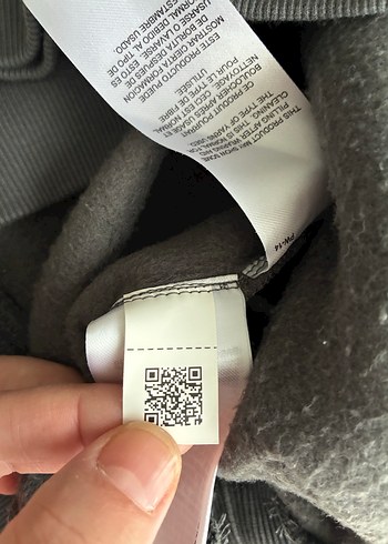 Gri Kapüşonlu Calvin Klein Jeans Sweatshirt - Görsel 9