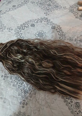 Bej ve Gri çıt çıtlı saç - Görsel 2