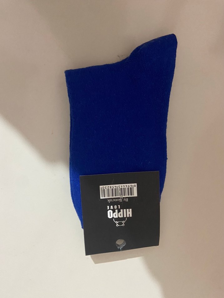 Çocuklar için Süper Kahraman Desenli Mavi Çorap - Görsel 2