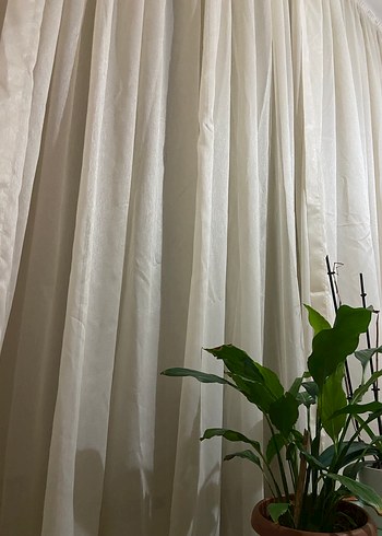 Ekru tül perde - Görsel 2