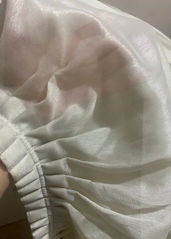 Ekru tül perde - Görsel 3