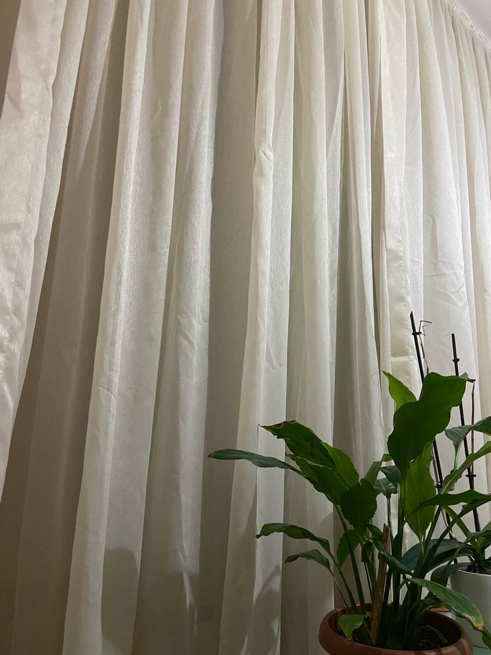 Ekru tül perde - Görsel 2