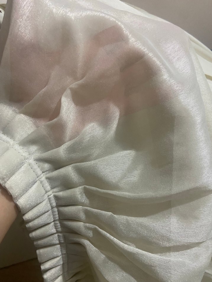 Ekru tül perde - Görsel 3