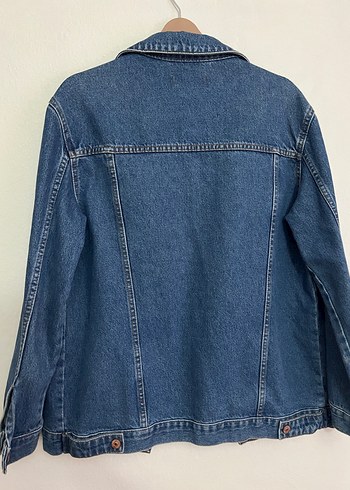 Dilvin Dilvin Jeans Düğmeli Mavi Kadın Denim Ceket