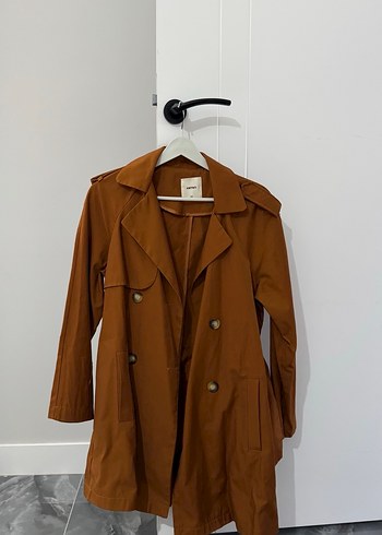 Kadın KahverengiTrençkot - Görsel 2
