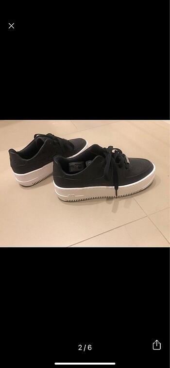 37,5 Beden Nike Air Force 37,5 numara