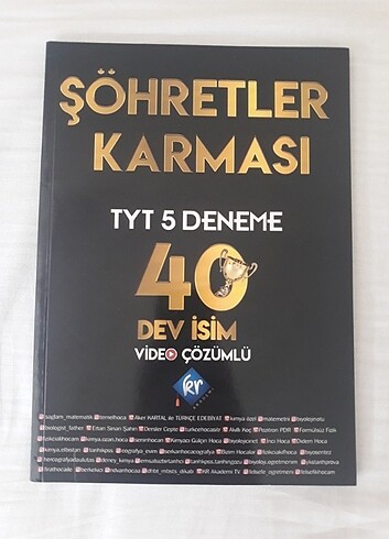 Şöhretler Karması TYT 5 Deneme