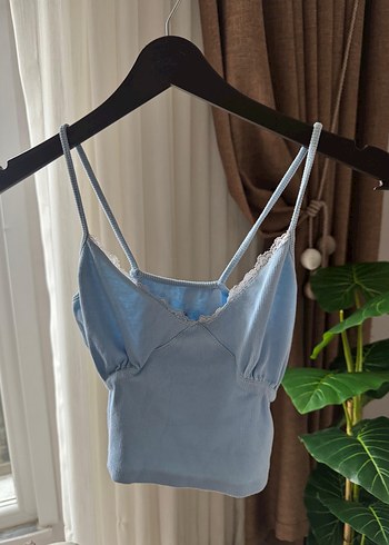 Zara Pamuklu 3 parça crop