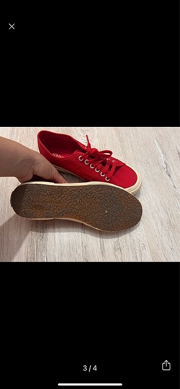 Kırmızı superga