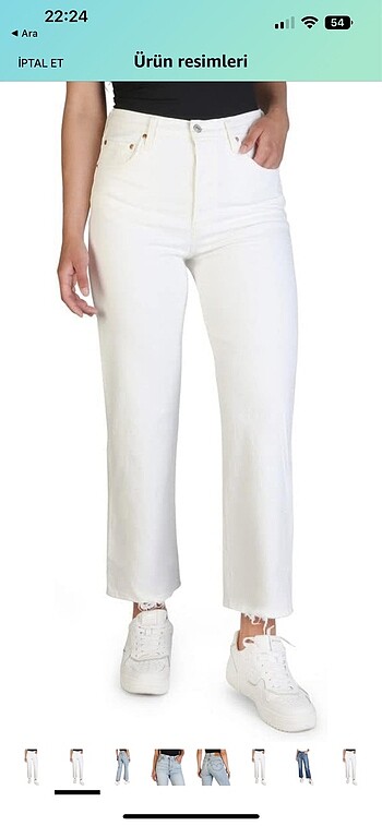 Levis beyaz jean 27/27