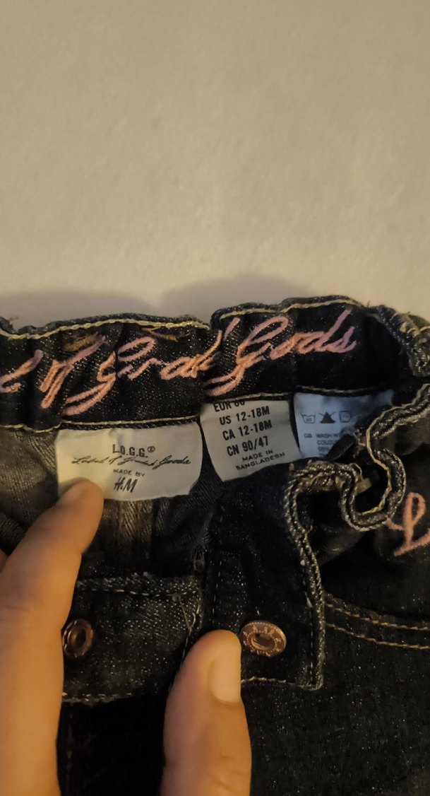 Nakışlı Kız Çocuk Kot Etek - Görsel 2