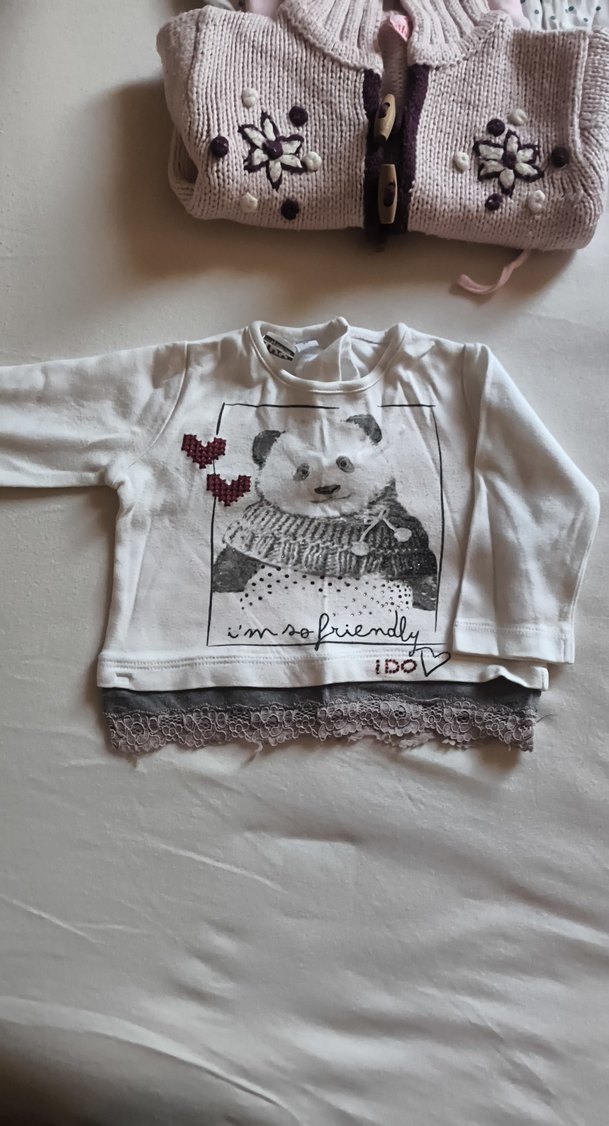 Kız Çocuk Gri Puantiyeli Pamuklu Bluz tüm ürünlerin fiyatıdır - Görsel 4