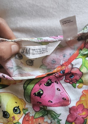 Kız Çocuk Uzun Kollu Baskılı Pamuklu Tişört 4 adet için fiyat - Görsel 4