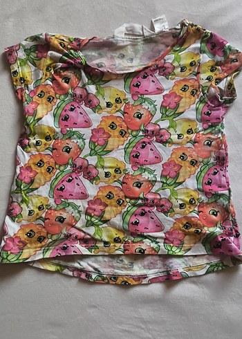 Kız Çocuk Uzun Kollu Baskılı Pamuklu Tişört 4 adet için fiyat - Görsel 3