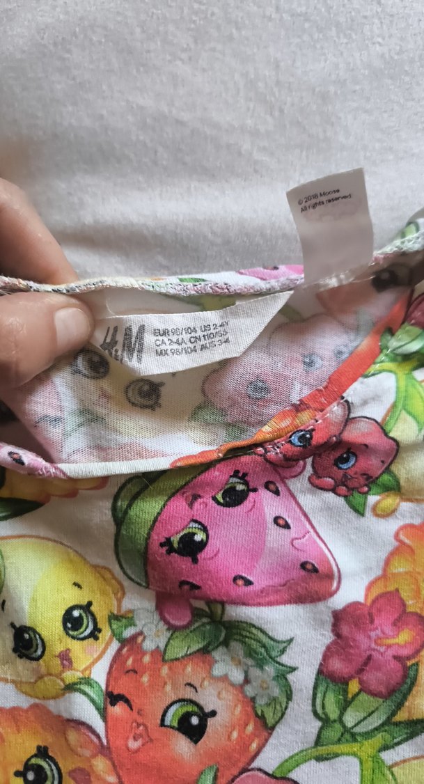 Kız Çocuk Uzun Kollu Baskılı Pamuklu Tişört 4 adet için fiyat - Görsel 4