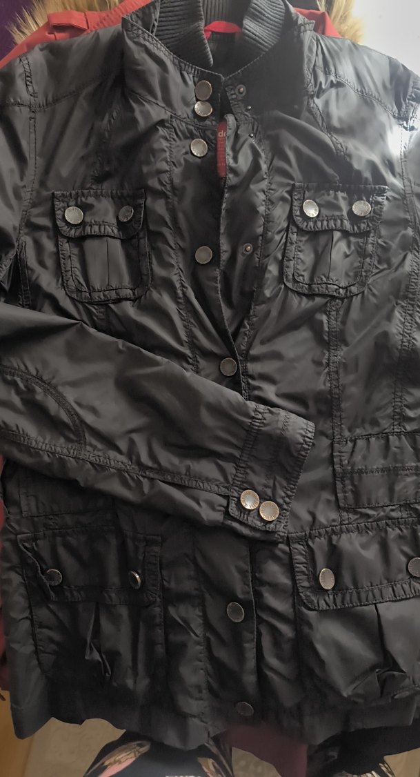 Diyah Vintage Biker Kadın Yağmurluk - Görsel 5