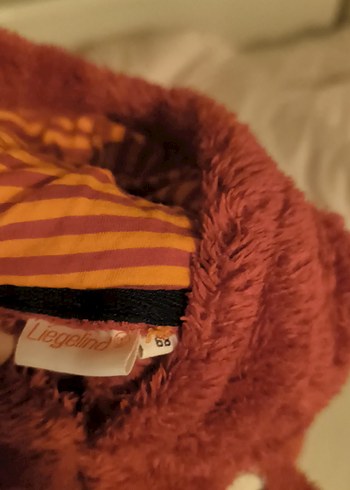 Bordo Leopar Desenli Tüylü Kedi Kıyafeti - Görsel 2