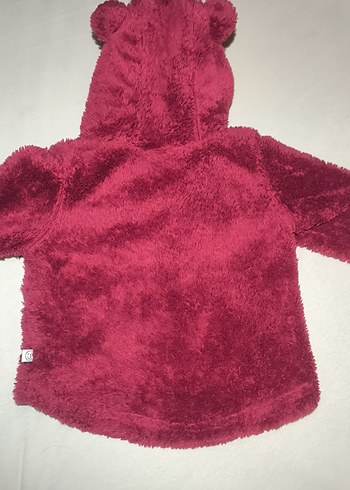 Bordo Leopar Desenli Tüylü Kedi Kıyafeti - Görsel 3