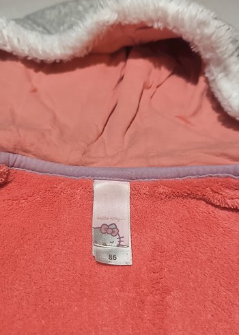 Kız Çocuk Gri Kapüşonlu Sweatshirt 1-2 yaş - Görsel 3