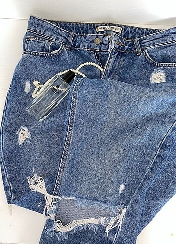 Addax Adax mavi yırtık jean 38 beden