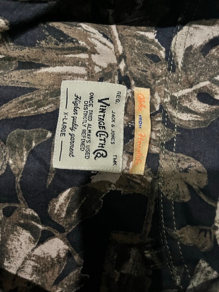 Desenli Vintage Gömlek - Görsel 2