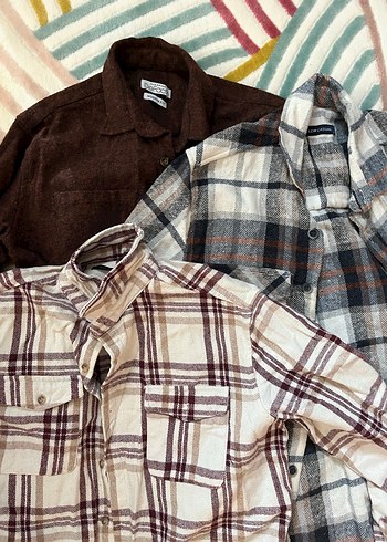 Düğmeli, Uzun Kollu Erkek Pamuk Gömlek - Görsel 2