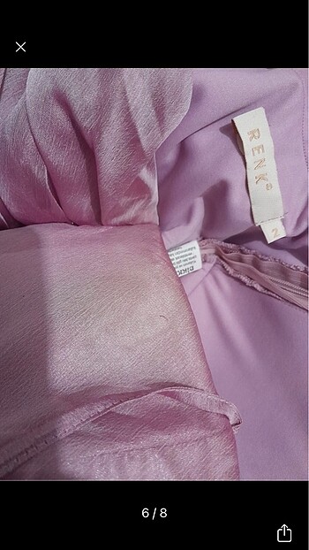 Pembe Abiye Elbise - Görsel 6