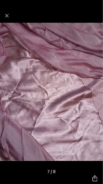 Pembe Abiye Elbise - Görsel 7