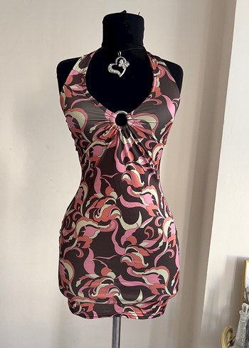 Urban Outfitters Urban Outfitters Y2K Mini Elbise 70s