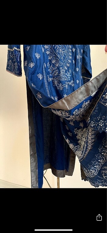 İşlemeli Otantik Hint Elbise / Tunik